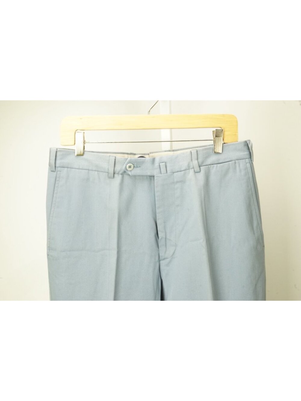 Incotex Light Blue 100% Cotton Mens Dress Pant 48R EU BRAND NEW